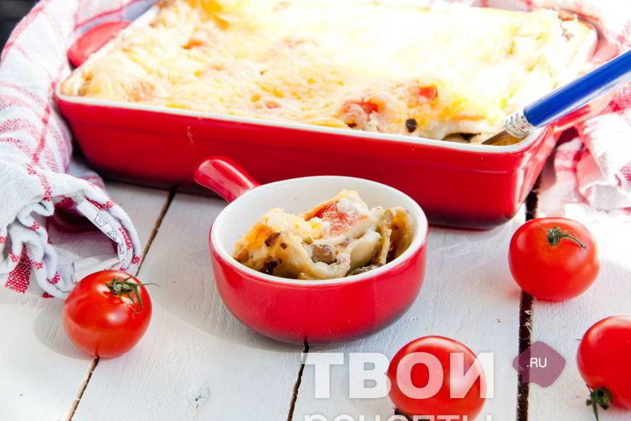 Рецепт лазаний грибная