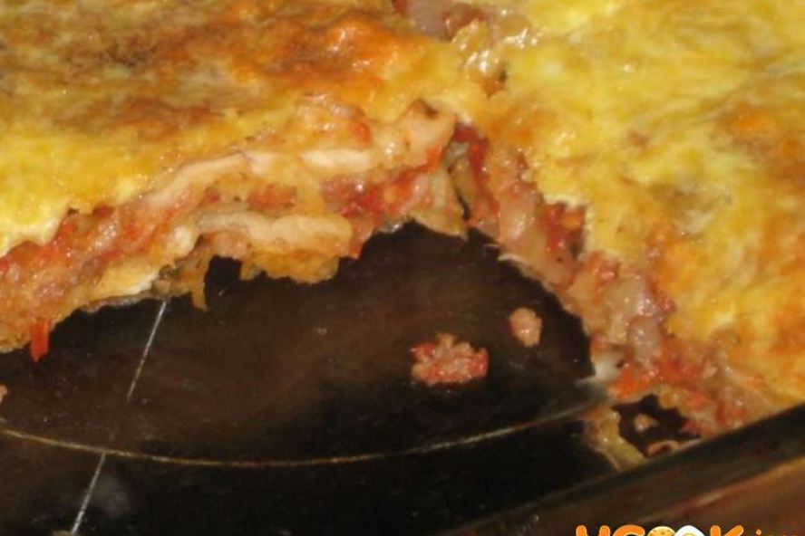 Рецепт лазаний из лаваша