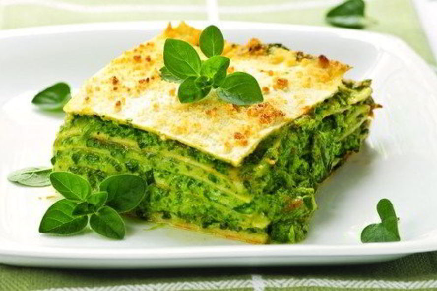 Рецепт лазаний из шпината и феты