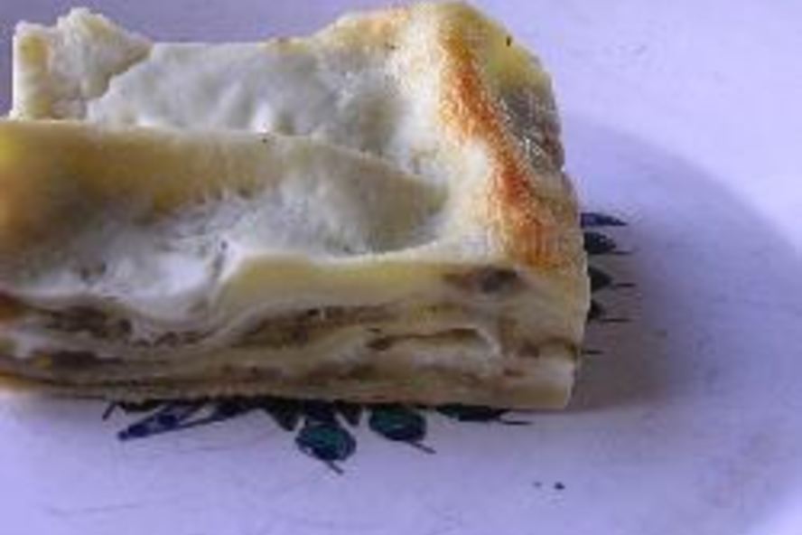 Рецепт лазаний с баклажанами и сливочным соусом