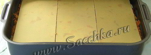 лазанья с фаршем и баклажанами. Шаг 14