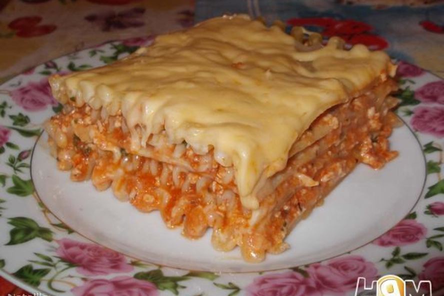 Рецепт лазаний с куриным фаршем