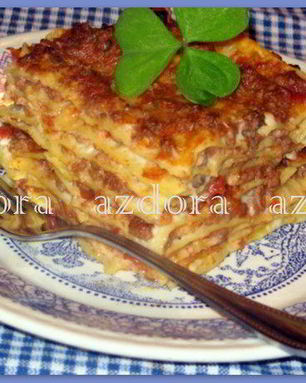 Лазанья с рагу