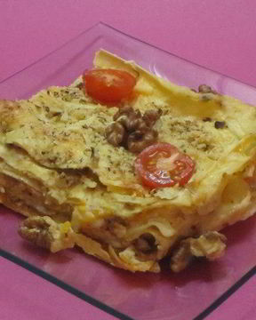 Лазанья с тыквой