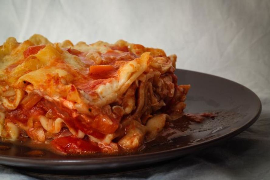 Рецепт овощной лазанья