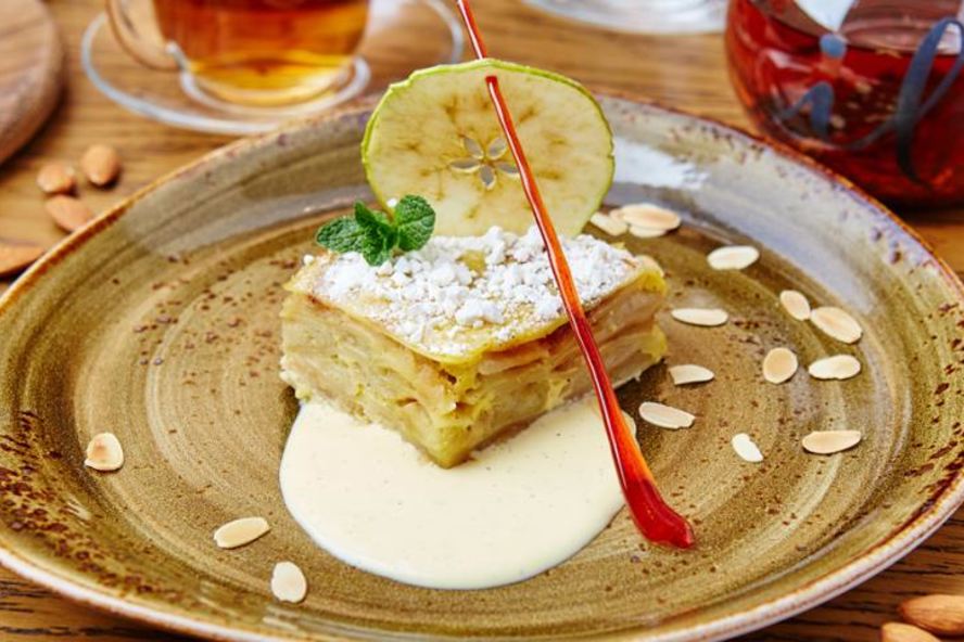 Рецепт яблочной лазанья