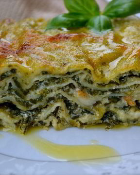 Зеленая лазанья