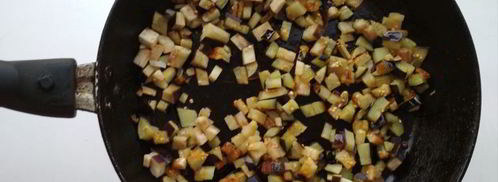 баклажанная паста на тостах. Шаг 3