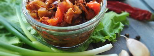 баклажанная паста на тостах. Шаг 7