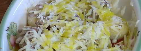 фаршированные макароны под соусом бешамель. Шаг 14