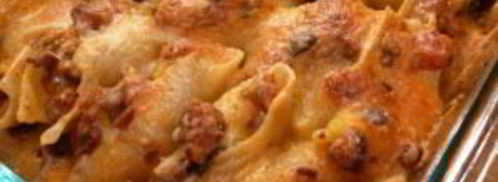 макароны, фаршированные фаршем, в духовке. Шаг 12