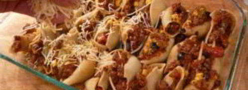 макароны, фаршированные фаршем, в духовке. Шаг 9