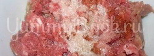 макароны гнезда с фаршем из мультиварки. Шаг 4