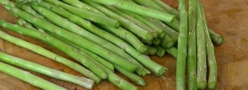 макароны-ракушки со спаржей, горохом и беконом. Шаг 4