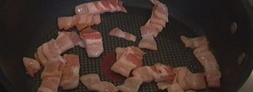 макароны-ракушки со спаржей, горохом и беконом. Шаг 6