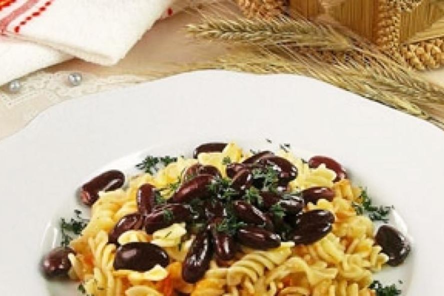 Рецепт макарон с фасолью