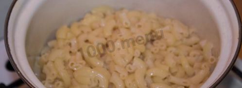макароны с молоком и сыром. Шаг 15
