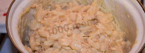 макароны с молоком и сыром. Шаг 21