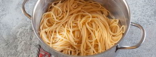 паста карбонара с ветчиной и сливками. Шаг 5