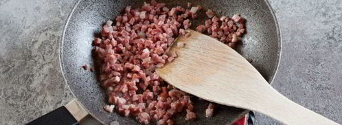 паста карбонара с ветчиной и сливками. Шаг 8