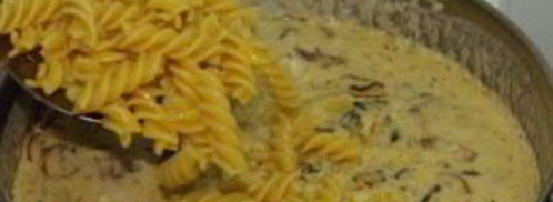 паста под сливочным соусом. Шаг 7