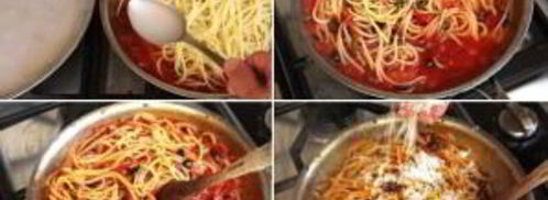 паста с анчоусами и оливками. Шаг 5