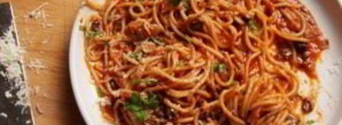 паста с анчоусами и оливками. Шаг 6