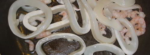 паста с соусом из кальмаров. Шаг 4