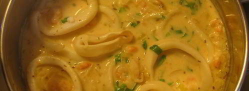 паста с соусом из кальмаров. Шаг 6