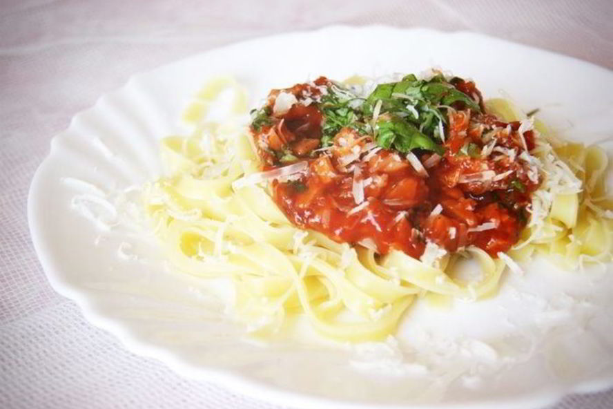 Рецепт пасты с томатным соусом