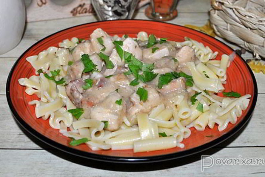 Рецепт пасты с тушеным кроликом