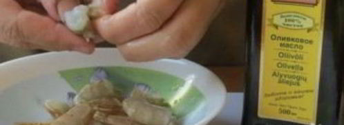 спагетти с чернилами каракатицы в сливочном соусе. Шаг 3