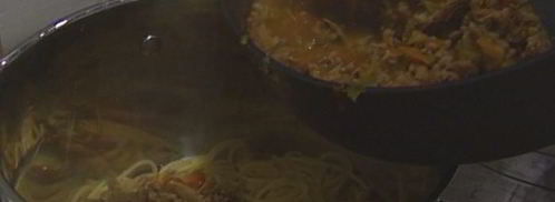 спагетти с телятиной и сельдереем. Шаг 12