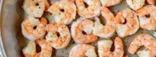 зеленые спагетти из кабачков с креветками. Шаг 3