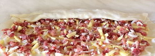 ханум с мясом и картошкой. Шаг 13