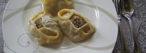 манты дружба с тройным мясом. Шаг 19