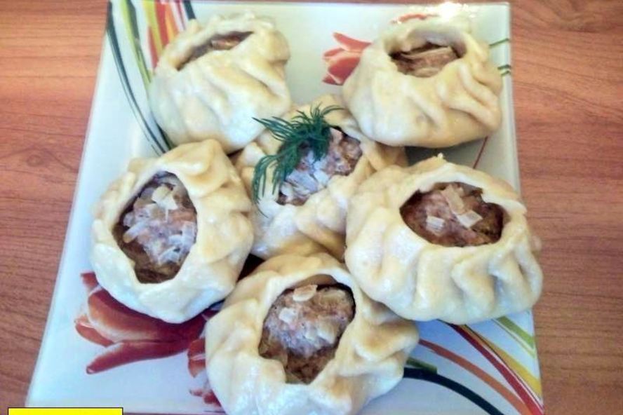 Рецепт мантов на пару из говядины