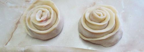 манты розочка. Шаг 8