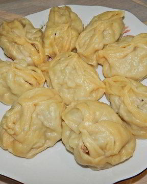 Манты с говяжьим фаршем