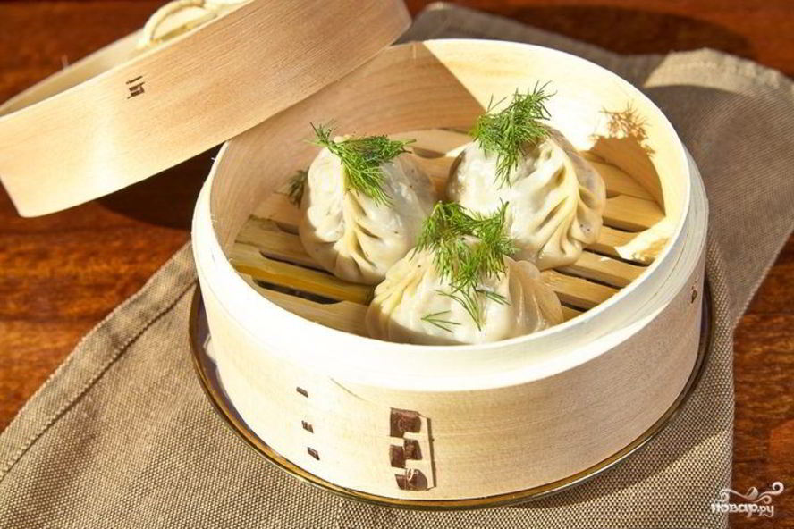 Рецепт мантов с грибами