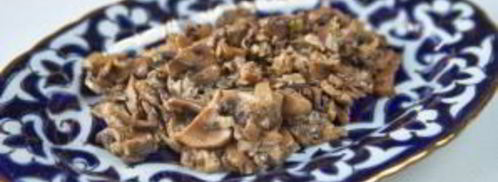 манты с грибами. Шаг 5