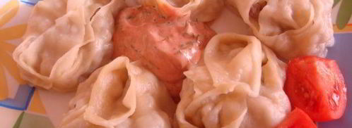 манты с гусем. Шаг 8