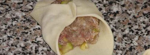 манты с кабачком. Шаг 26