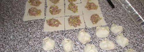 манты с кабачком. Шаг 33