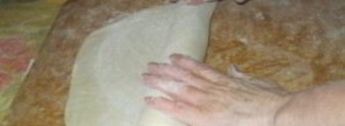 манты с картошкой и мясом. Шаг 4