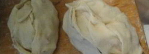 манты с картошкой и мясом. Шаг 7