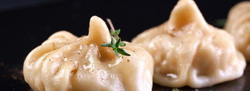 манты с курицей и тыквой. Шаг 8