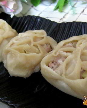 Манты с мясом и картофелем