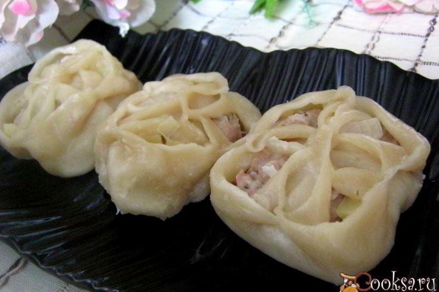 Рецепт мантов с мясом и картофелем