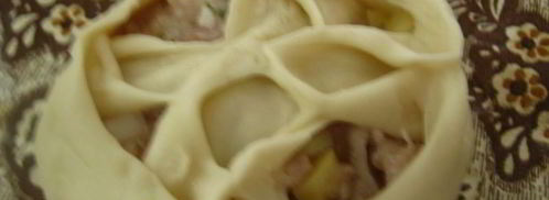 манты с мясом и картофелем. Шаг 13